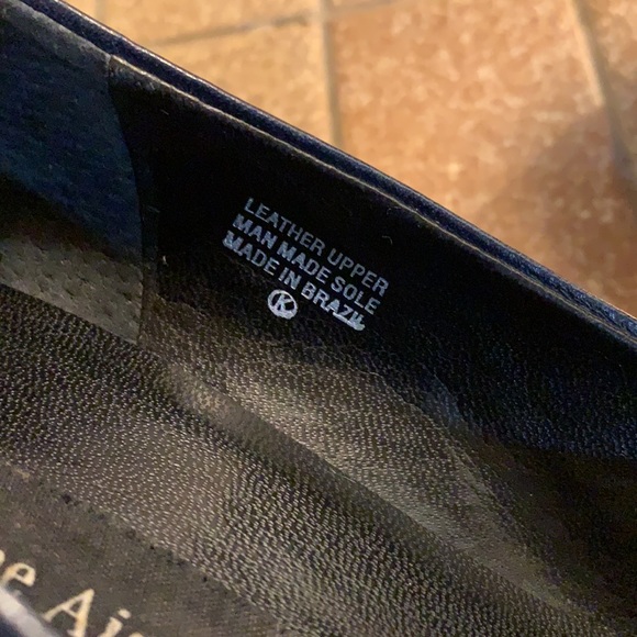 Etinenne Aigner Size 10M Black Leather Heels - Picture 4 of 6